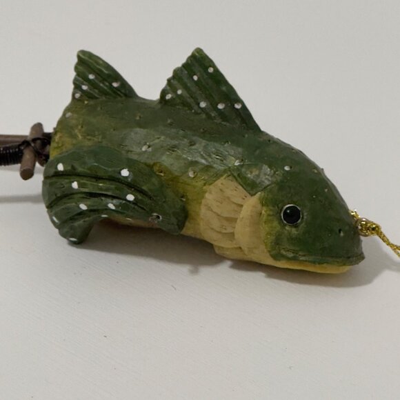 Vintage Fish With Oars Christmas Ornament - Picture 8 of 11